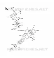 CYLINDRE/PISTON pour Kawasaki KVF750 4X4I