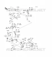 &Eacute;CHAPPEMENT(JKAVFDB1 6B503807 ) pour Kawasaki KVF750 4X4I