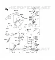 GUIDON pour Kawasaki KVF750 4X4I