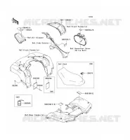 LABEL pour Kawasaki KVF750 4X4I