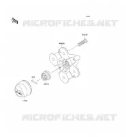 MOYEU AVANT pour Kawasaki KVF750 4X4I