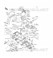 PIECE DE CADRE (COUVERTURE) pour Kawasaki KVF750 4X4I