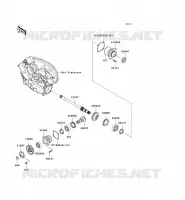 PIGNON CONIQUE AVANT pour Kawasaki KVF750 4X4I