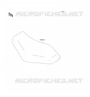 SELLE pour Kawasaki KVF750 4X4I