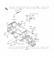 SUPPORT MOTEUR pour Kawasaki KVF750 4X4I