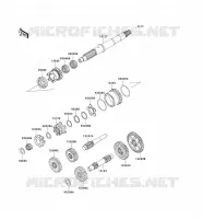 TRANSMISSION pour Kawasaki KVF750 4X4I