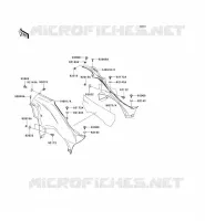 CACHE LAT&Eacute;RAL pour Kawasaki KVF750 4X4I