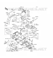 PIECE DE CADRE (COUVERTURE) pour Kawasaki KVF750 4X4I