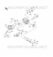 PI&Egrave;CES DE CARBURATEUR pour Kawasaki KVF750 4X4I