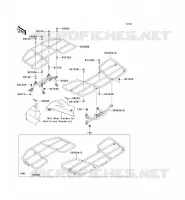 PORTE BAGAGE (S) pour Kawasaki KVF750 4X4I