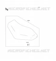 SELLE pour Kawasaki KVF750 4X4I