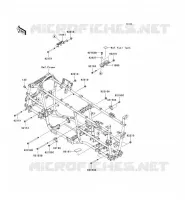 SUPPORT MOTEUR pour Kawasaki KVF750 4X4I