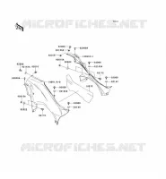 CACHE LAT&Eacute;RAL pour Kawasaki KVF750 4X4I