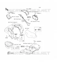 LABEL pour Kawasaki KVF750 4X4I