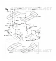 PORTE BAGAGE (S) pour Kawasaki KVF750 4X4I