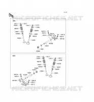 SOUPAPE pour Kawasaki KVF750 4X4I