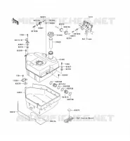 RESERVOIR CARBURANT pour Kawasaki KVF750 4X4I