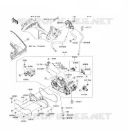 CARBU pour Kawasaki KVF750 4X4I