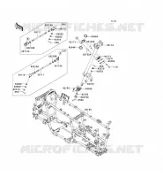 CH&Acirc;SSIS pour Kawasaki KVF750 4X4I
