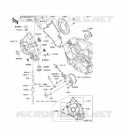 COUVERCLES MOTEUR pour Kawasaki KVF750 4X4I
