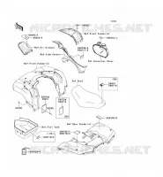 LABEL pour Kawasaki KVF750 4X4I