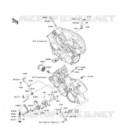 POMPE A HUILE/FILTRE &Agrave; HUILE pour Kawasaki KVF750 4X4I