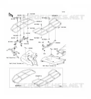 PORTE BAGAGE (S) pour Kawasaki KVF750 4X4I