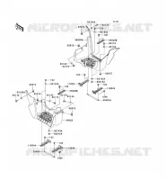 REPOSE PIED pour Kawasaki KVF750 4X4I
