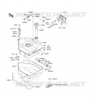 RESERVOIR CARBURANT pour Kawasaki KVF750 4X4I