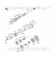 TRANSMISSION pour Kawasaki KVF750 4X4I