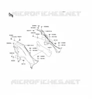CACHE LAT&Eacute;RAL pour Kawasaki KVF750 4X4