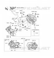 CARTER MOTEUR(S) pour Kawasaki KVF750 4X4