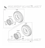 PNEUS pour Kawasaki KVF750 4X4