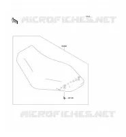 SELLE pour Kawasaki KVF750 4X4