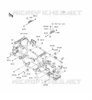 SUPPORT MOTEUR pour Kawasaki KVF750 4X4