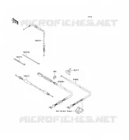 CABLES pour Kawasaki KVF750 4X4