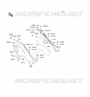 CACHE LAT&Eacute;RAL pour Kawasaki KVF750 4X4