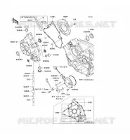 COUVERCLES MOTEUR pour Kawasaki KVF750 4X4