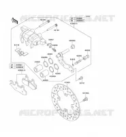FREIN AVANT pour Kawasaki KVF750 4X4