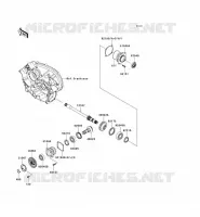 PIGNON CONIQUE AVANT pour Kawasaki KVF750 4X4
