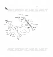 CACHE LAT&Eacute;RAL pour Kawasaki KVF750 4X4I