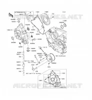 COUVERCLES MOTEUR pour Kawasaki KVF750 4X4I
