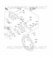 FREIN AVANT pour Kawasaki KVF750 4X4I