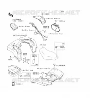 LABEL pour Kawasaki KVF750 4X4I