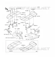 PORTE BAGAGE (S) pour Kawasaki KVF750 4X4I