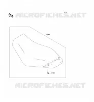 SELLE pour Kawasaki KVF750 4X4I