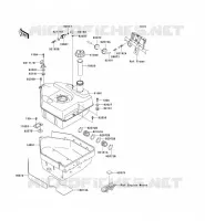 RESERVOIR CARBURANT pour Kawasaki KVF750 4X4I