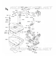 RESERVOIR CARBURANT pour Kawasaki KVF750 4X4I EPS