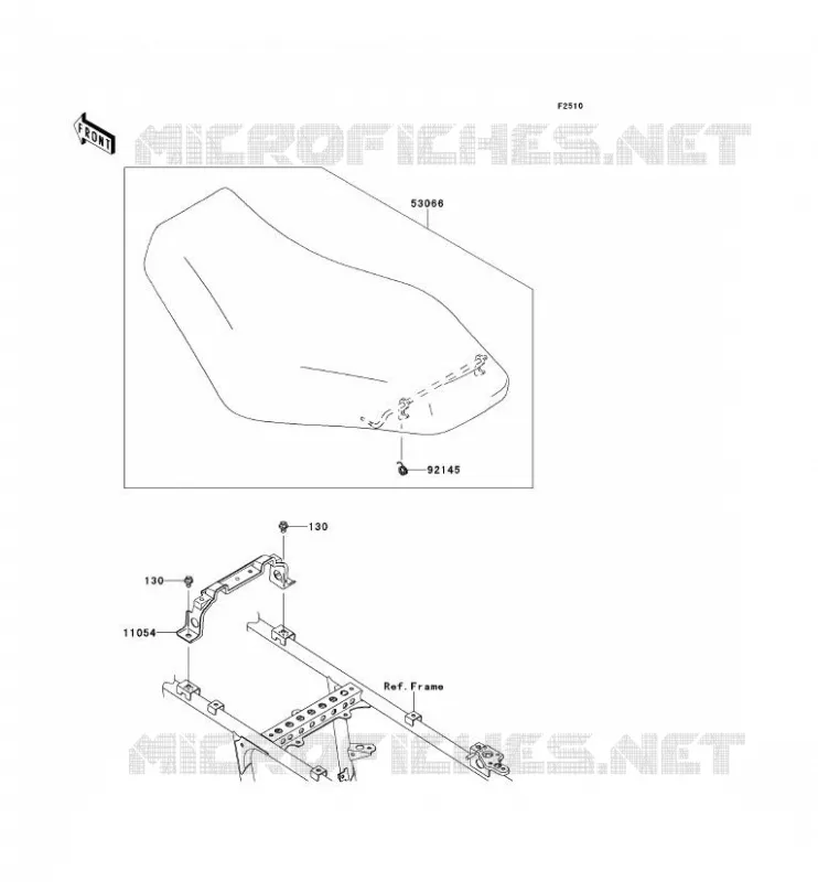 SELLE Kawasaki QUAD 750 2012 KVF750 4X4 EPS  KVF750GCS