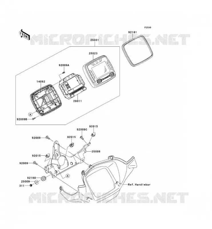 COMPTEURS Kawasaki QUAD 750 2012 KVF750 4X4I EPS  KVF750GCS
